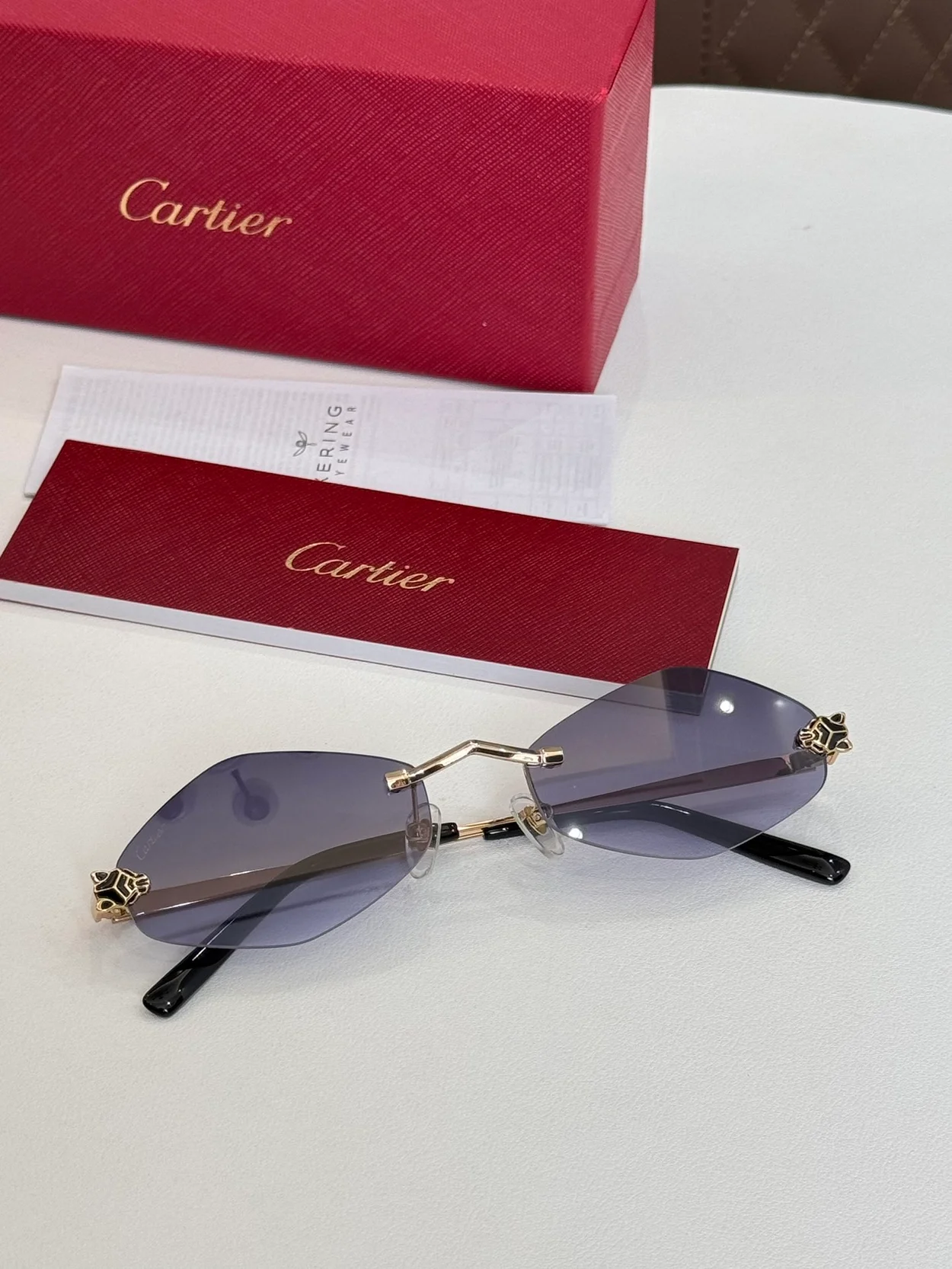 까르띠에 Geometric Frame Sunglasses (7color)