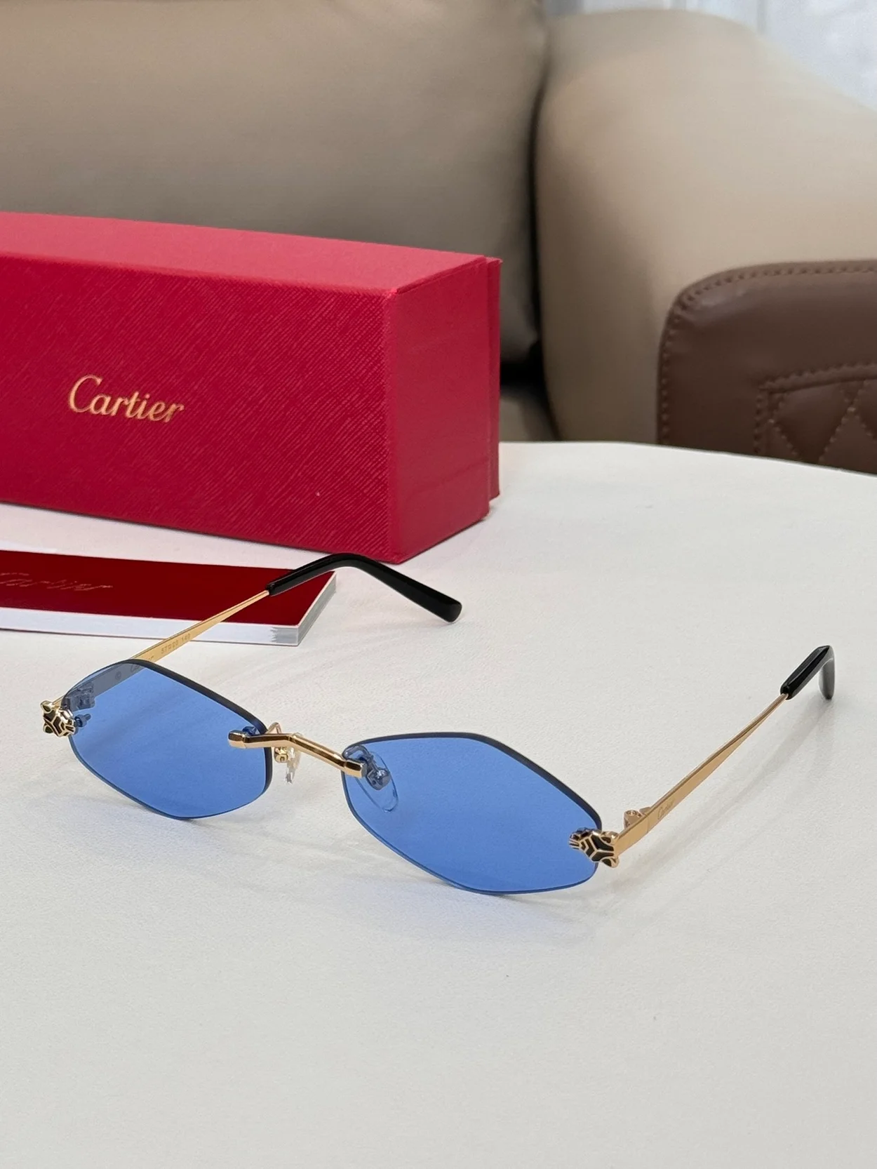 까르띠에 Geometric Frame Sunglasses (7color)