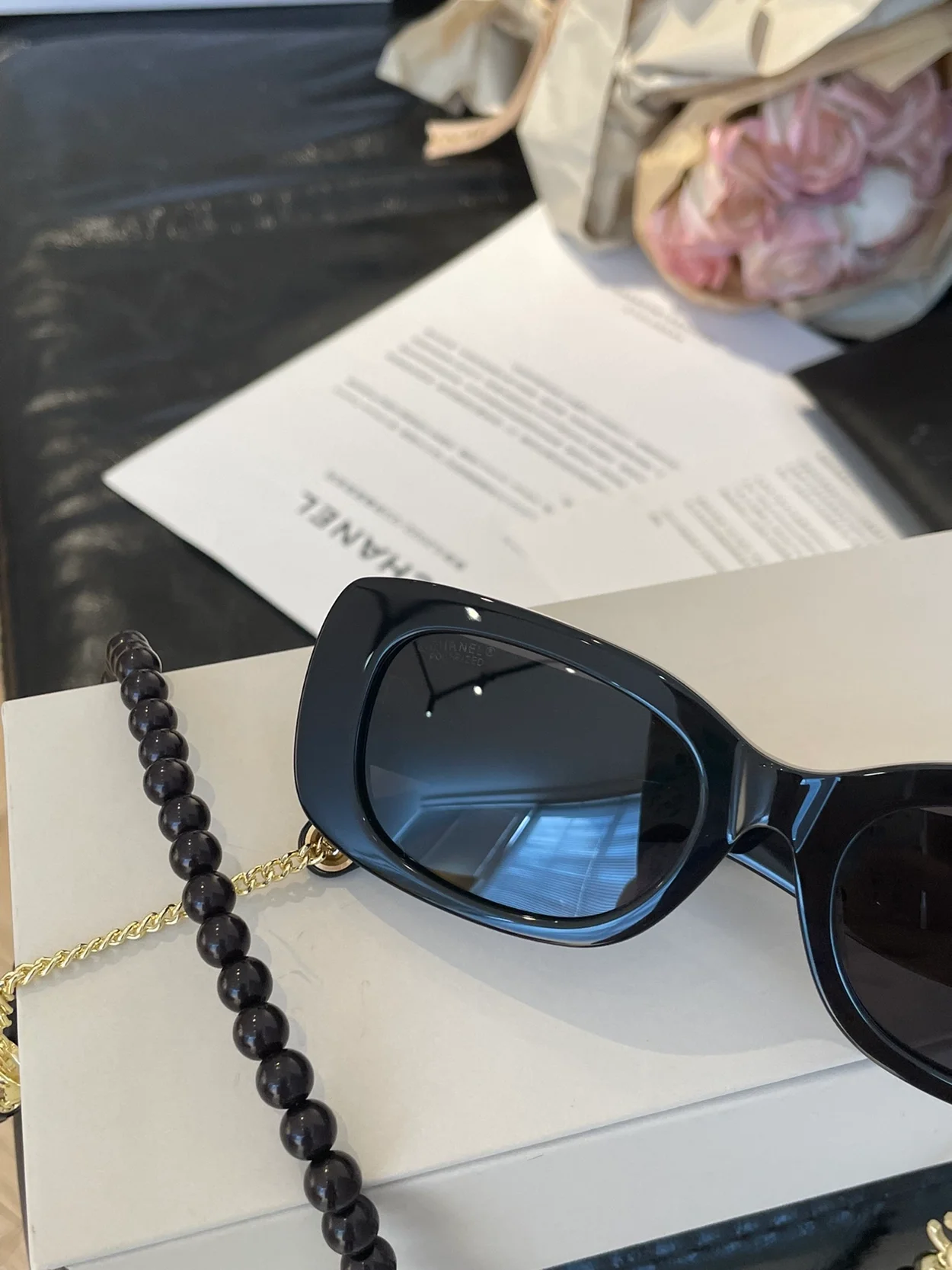 샤넬 Rectangle Sunglasses