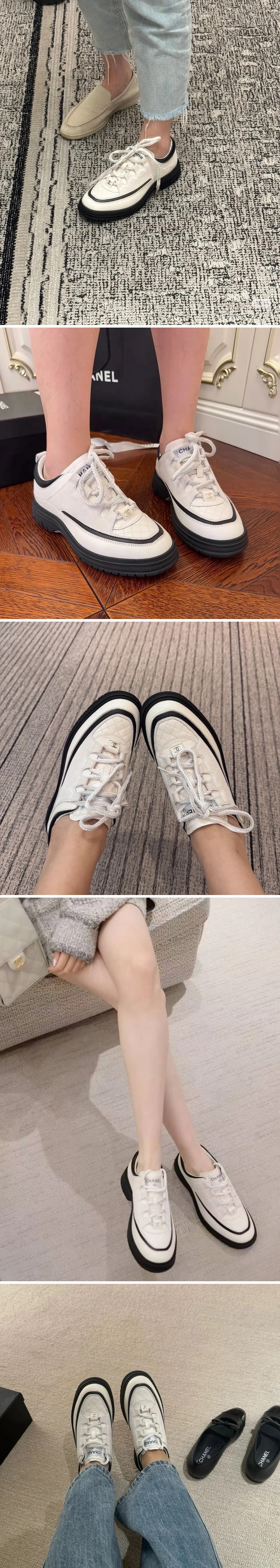 샤넬 25FW CC로고 투톤 스웨이드 G46258 상세 이미지 4