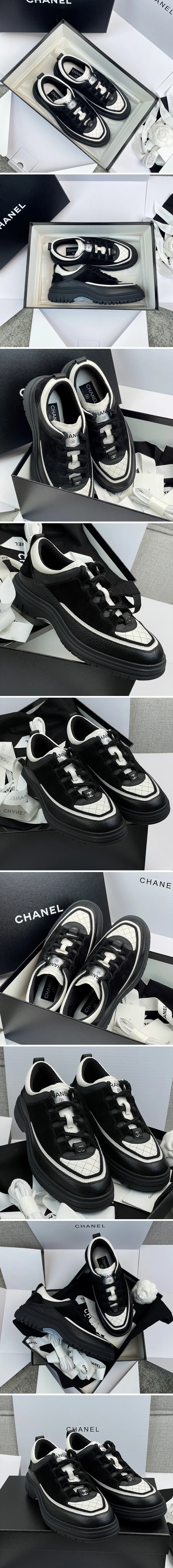 샤넬 25FW CC로고 투톤 스웨이드 G46258