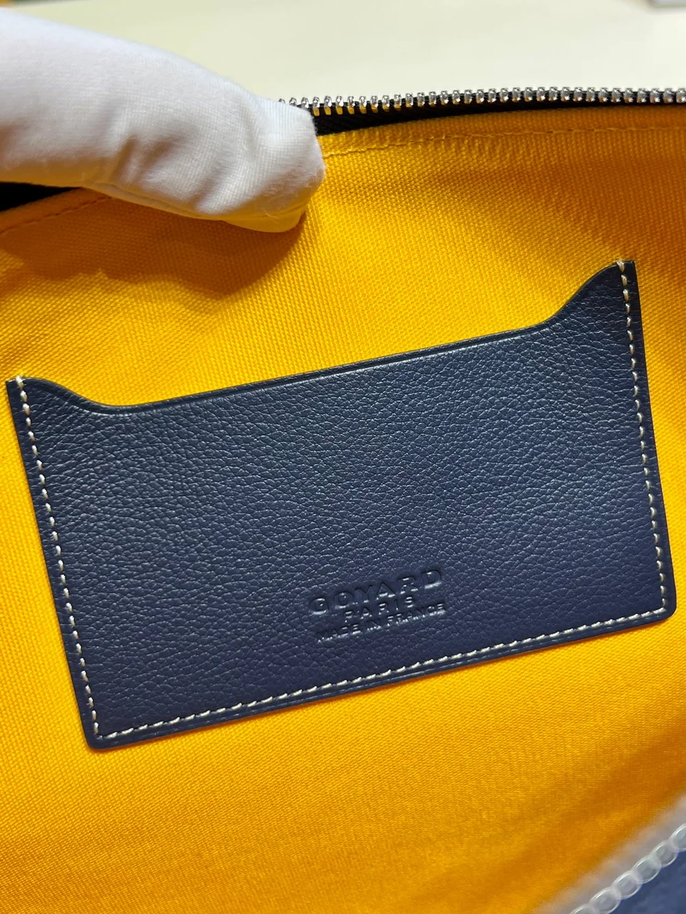 고야드 세나 클러치 MM 네이비