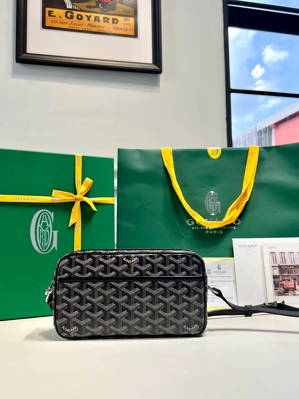 고야드 캅베르 백 PM 블랙