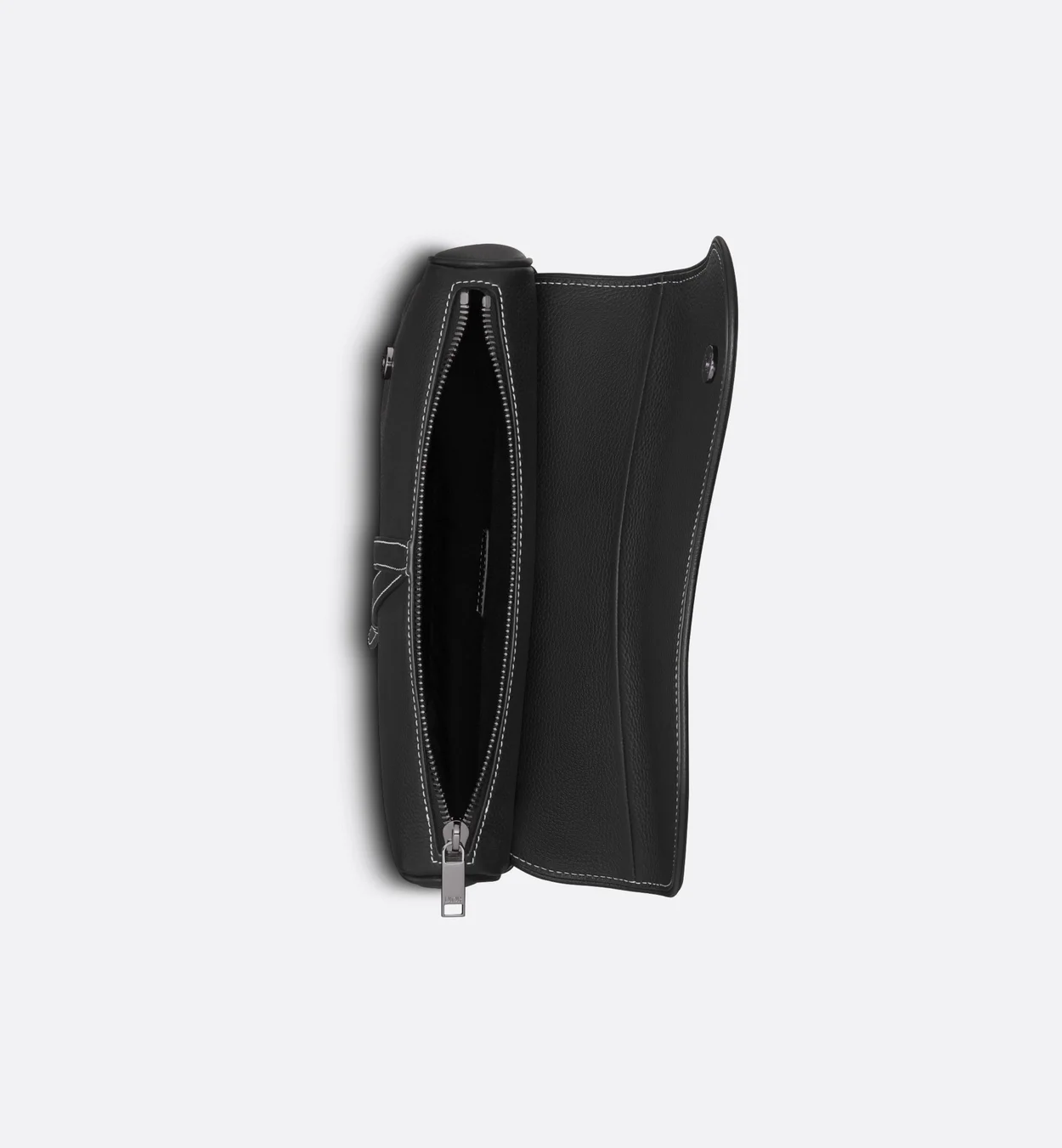 디올 Saddle 백 블랙 그레인 송아지 가죽