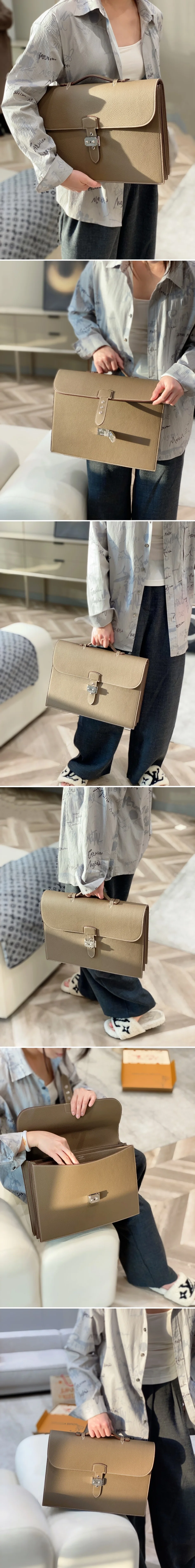 에르메스 삭 아 데페슈 라이트  브리프케이스