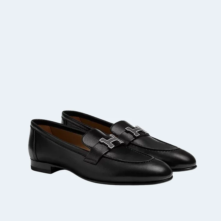 에르메스 파리 여성 로퍼 블랙