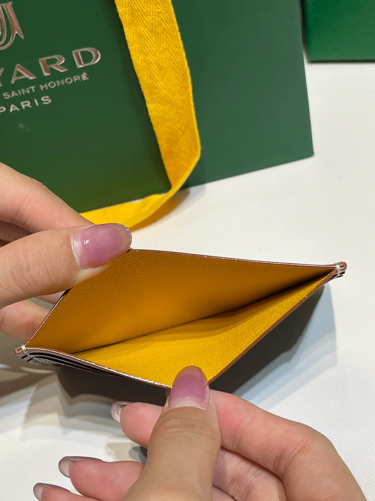 고야드 생쉴피스 카드 홀더 탄