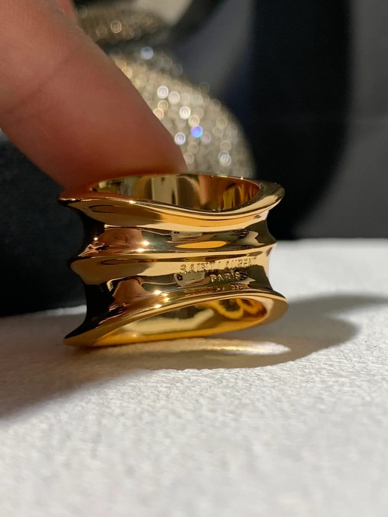 생로랑 메탈 오가닉 링