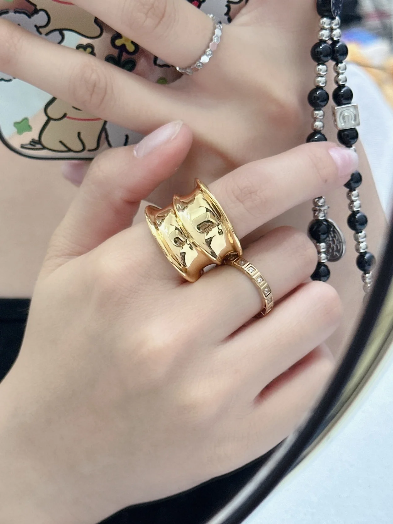 생로랑 메탈 오가닉 링