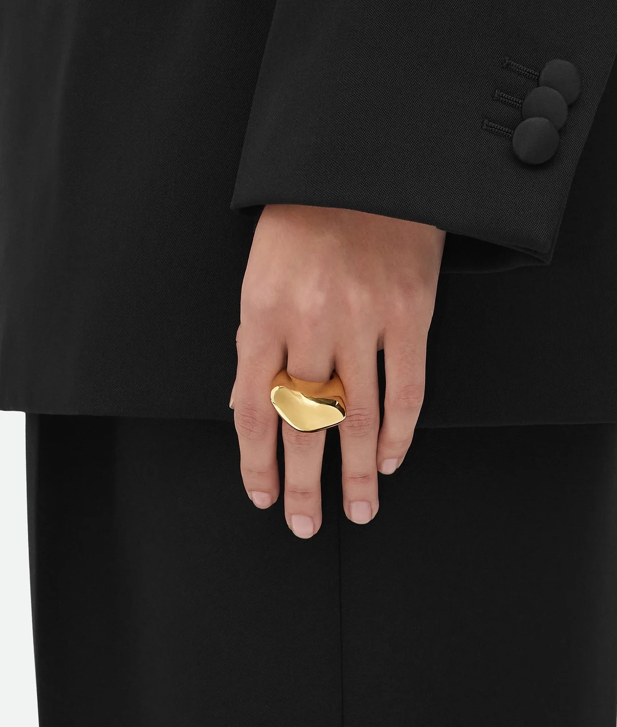 보테가 베네타 핀 링 (2color)