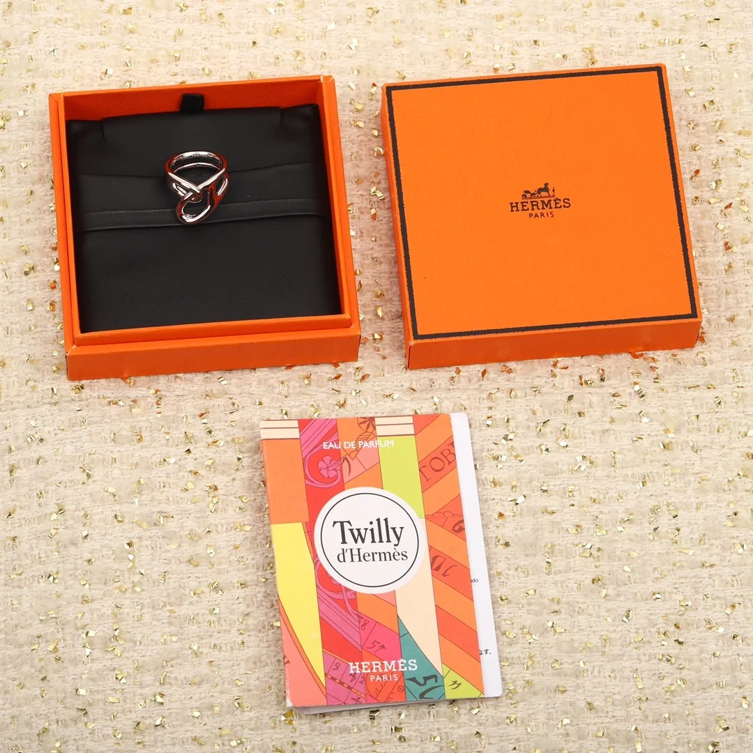 에르메스 Bague Chaîne d'Ancre Punk 링