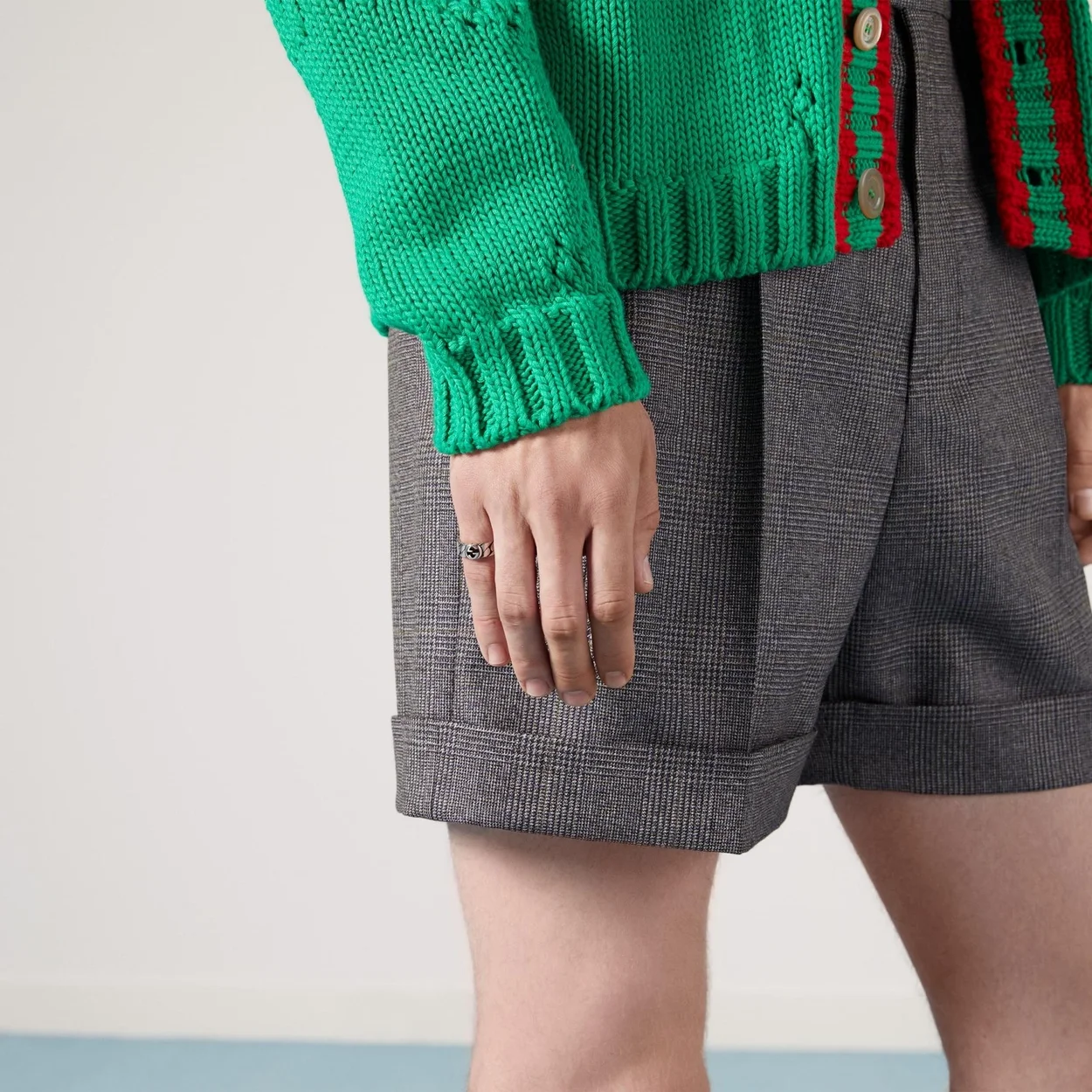 구찌 와이드 구찌 인터로킹 반지 6mm