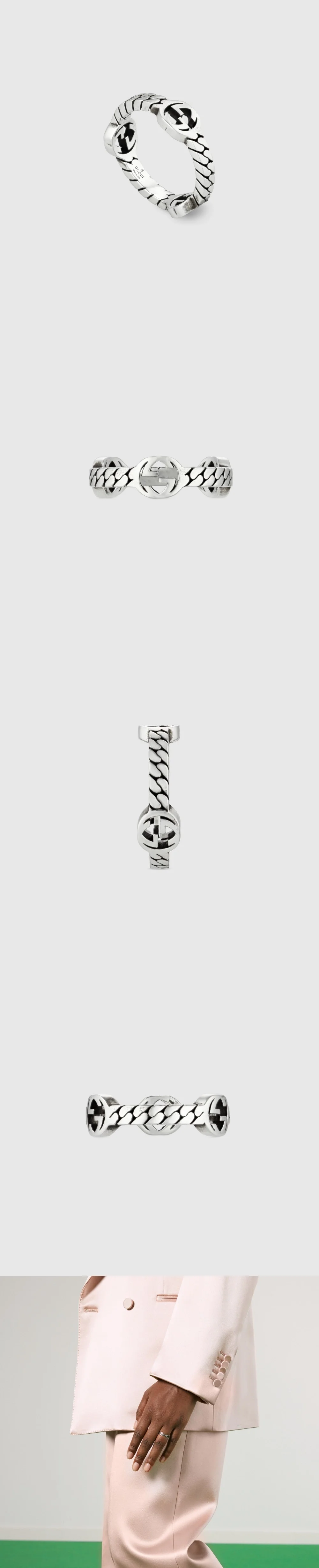 구찌 인터로킹 반지 5.5mm