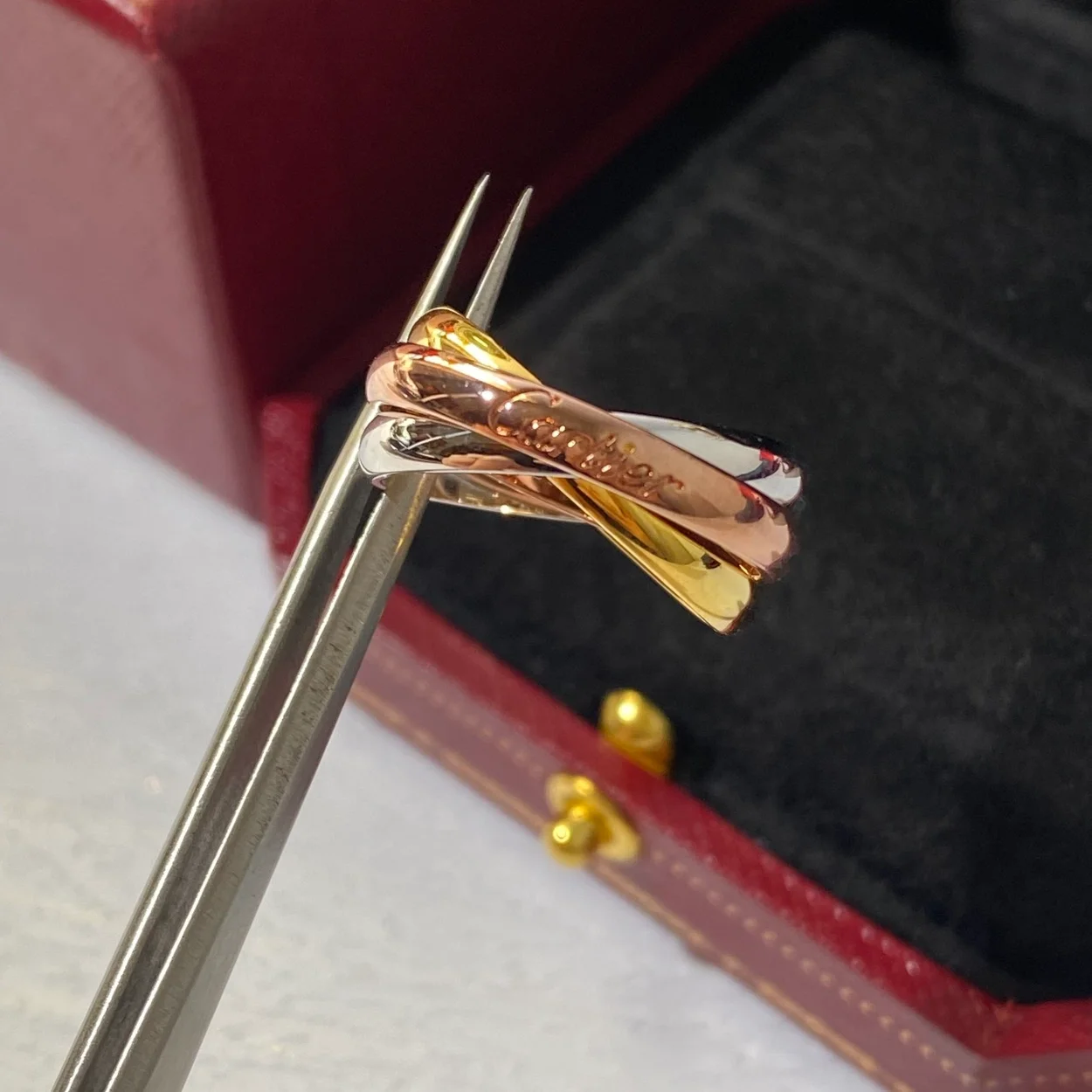 까르띠에 트리니티 스몰 반지 B4235100