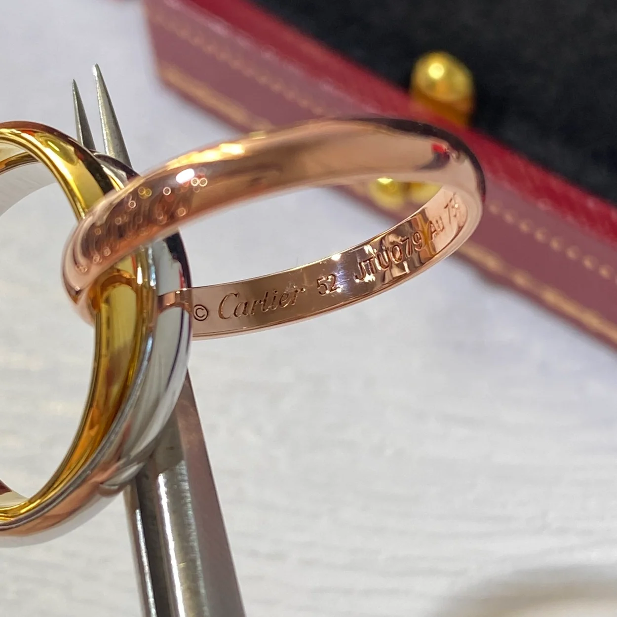 까르띠에 트리니티 스몰 반지 B4235100