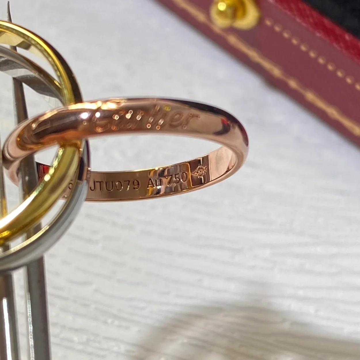 까르띠에 트리니티 스몰 반지 B4235100