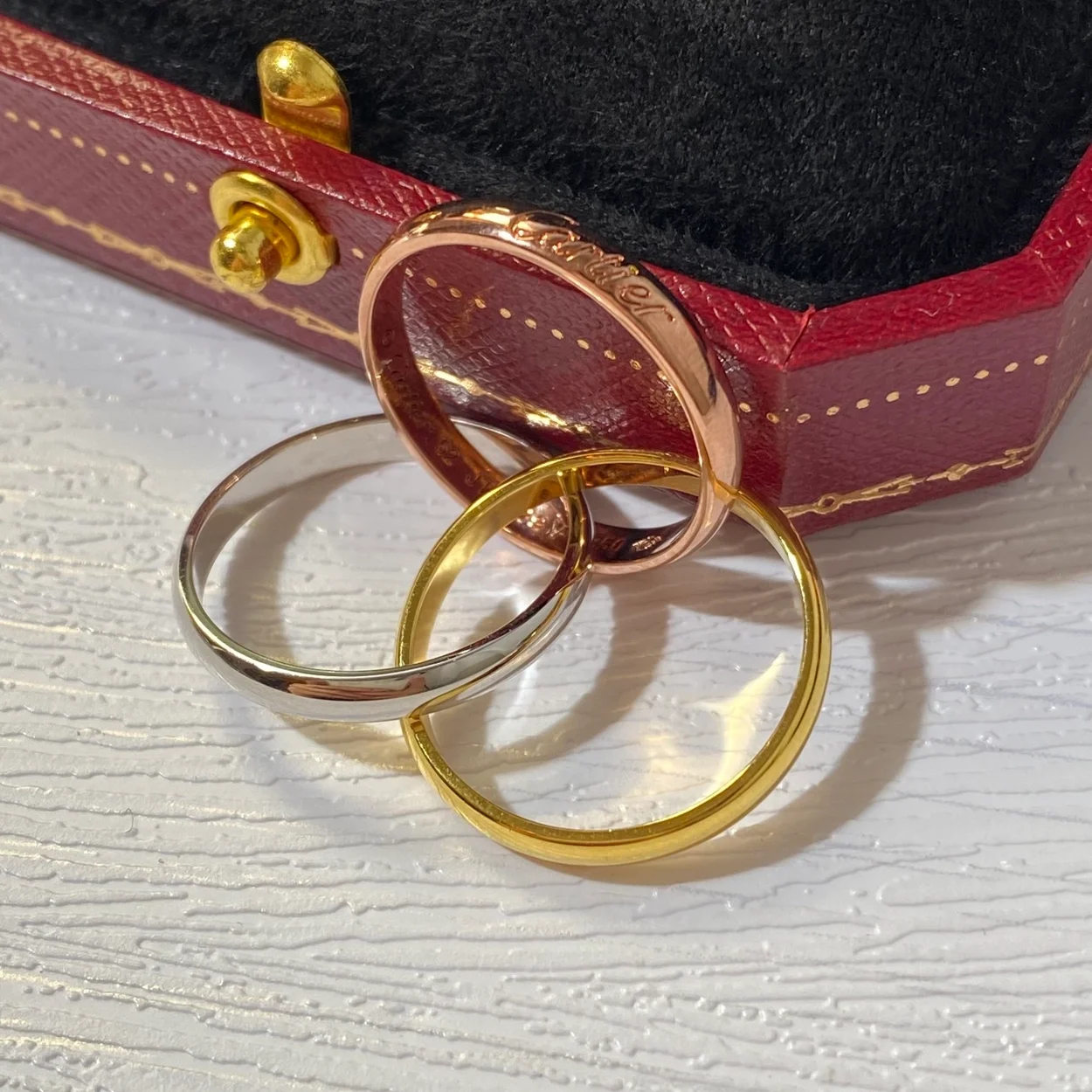 까르띠에 트리니티 스몰 반지 B4235100