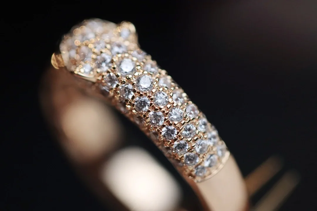 까르띠에 팬더 드 핑크 골드 반지 N4765700