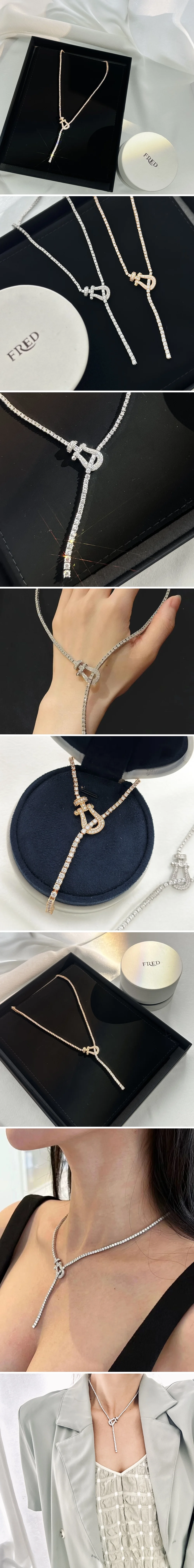 프레드 올 다이야 포스텐 네크리스