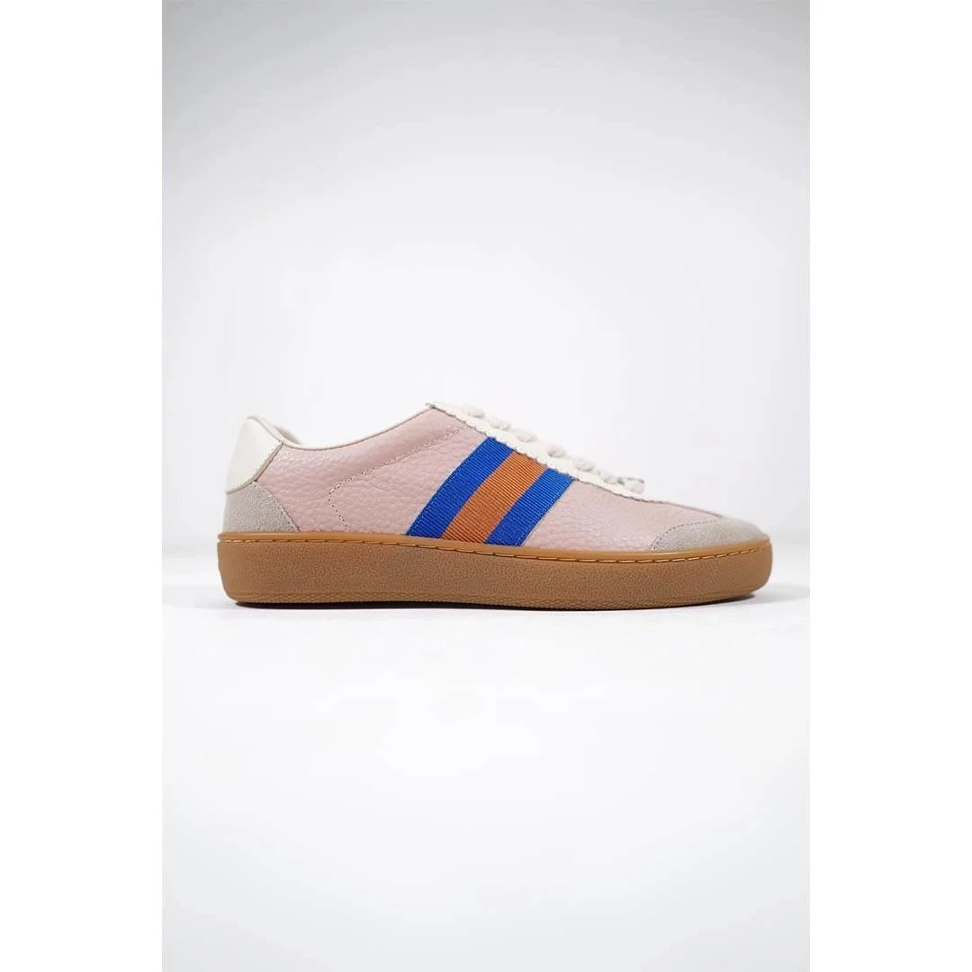 구찌 G74 레더 웹 스니커즈 핑크