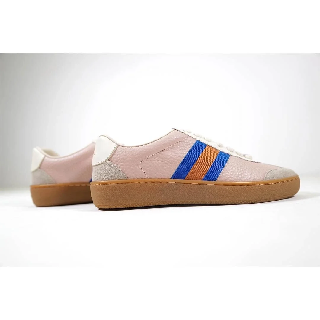 구찌 G74 레더 웹 스니커즈 핑크