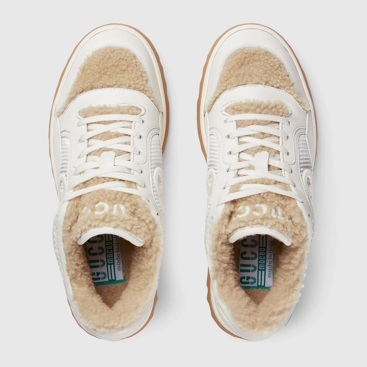 구찌 MAC80 스니커즈 오프 화이트