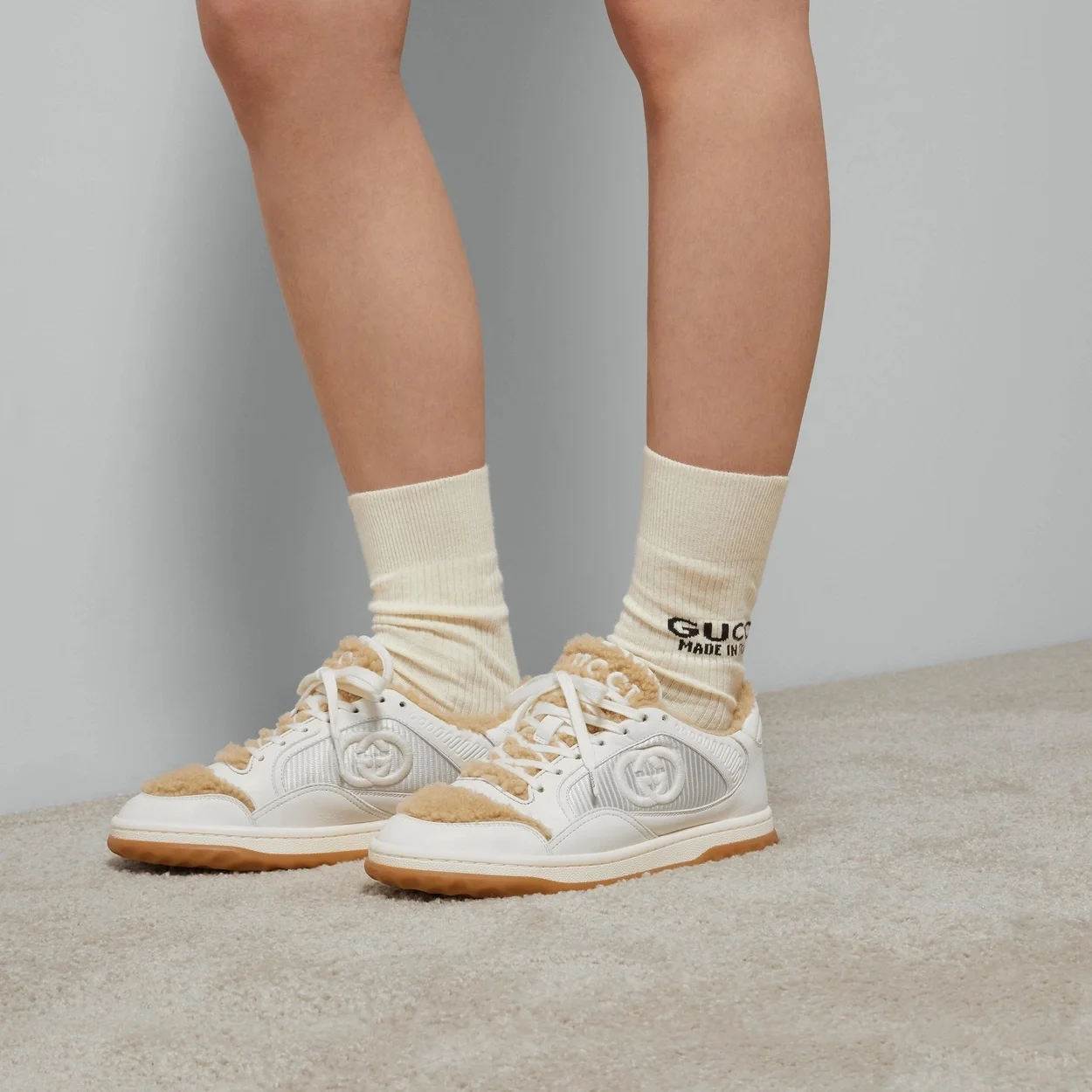 구찌 MAC80 스니커즈 오프 화이트