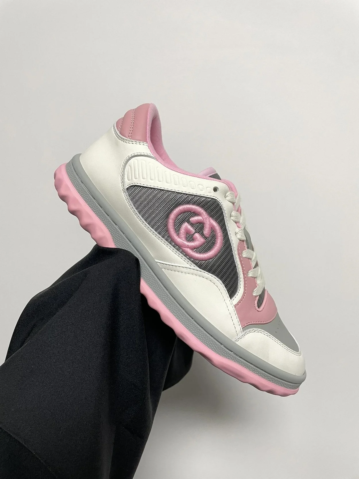 구찌 MAC80 로우탑 스니커즈 핑크