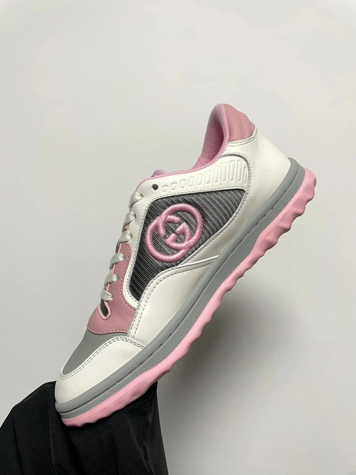 구찌 MAC80 로우탑 스니커즈 핑크