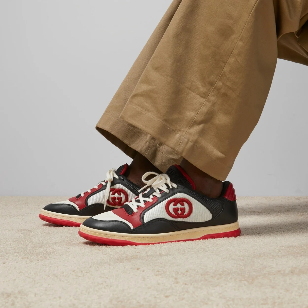 구찌 MAC80 로우탑 스니커즈 레드