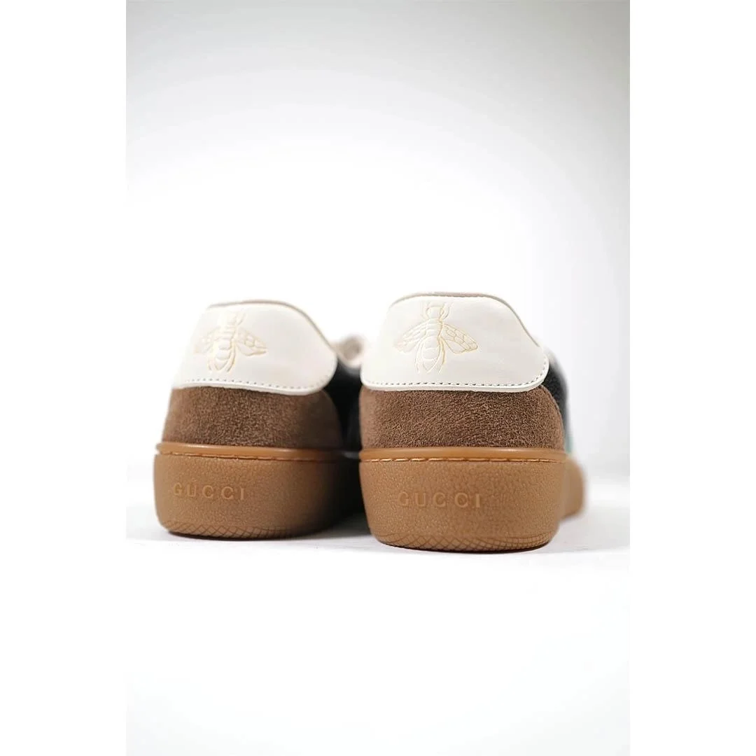 구찌 G74 레더 웹 스니커즈 블랙