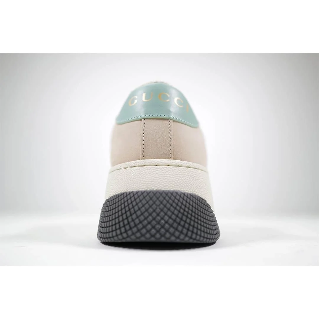 구찌 Double Screener 모노그램 캔버스 스니커즈 핑크