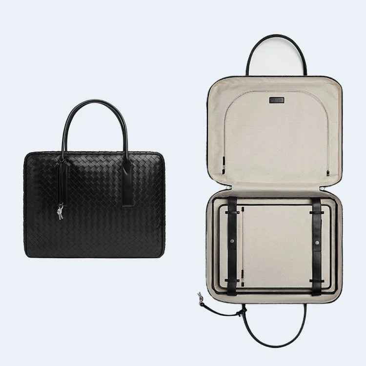 보테가 베네타 겟어웨이 라지 트래블백 블랙