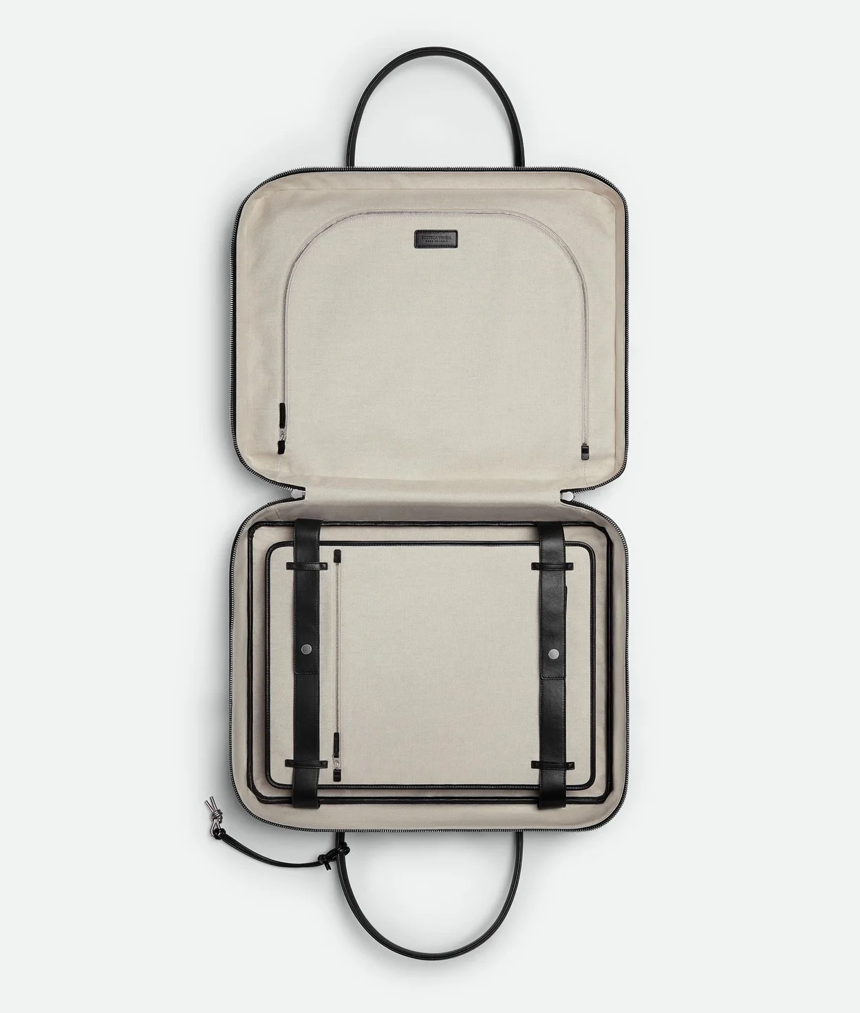 보테가 베네타 겟어웨이 라지 트래블백 블랙