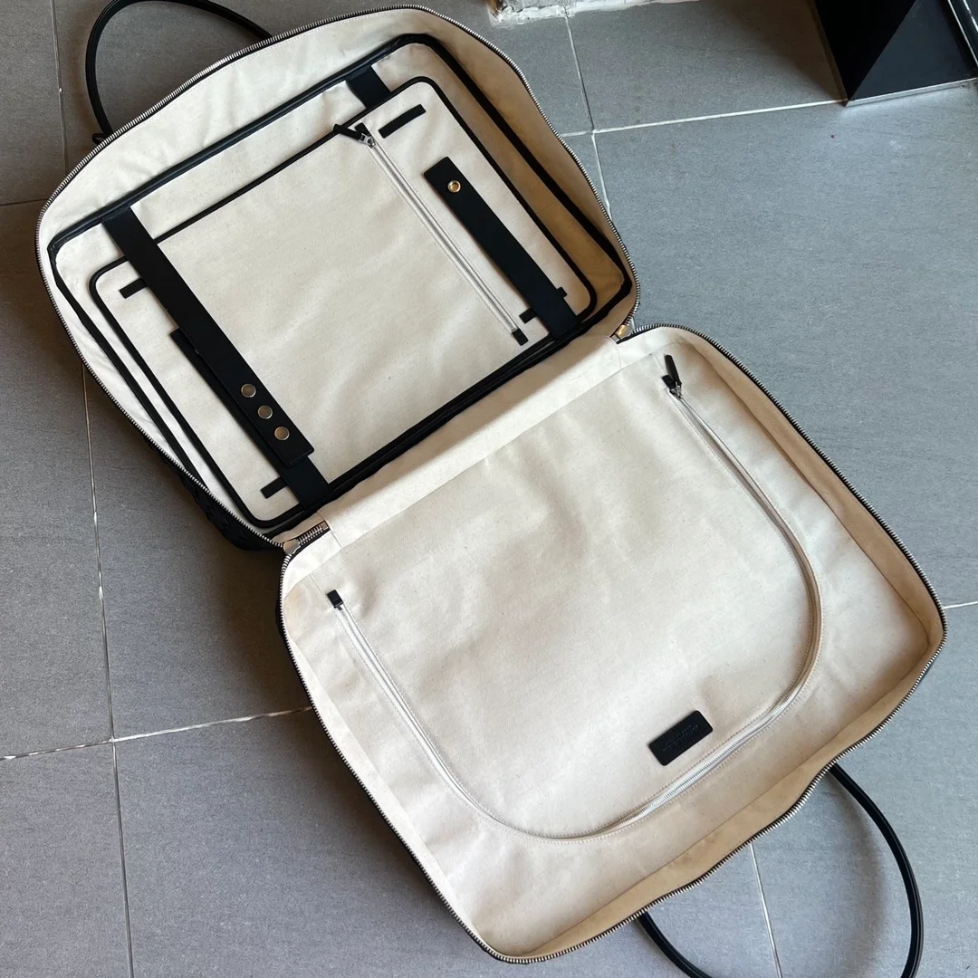 보테가 베네타 겟어웨이 라지 트래블백 블랙