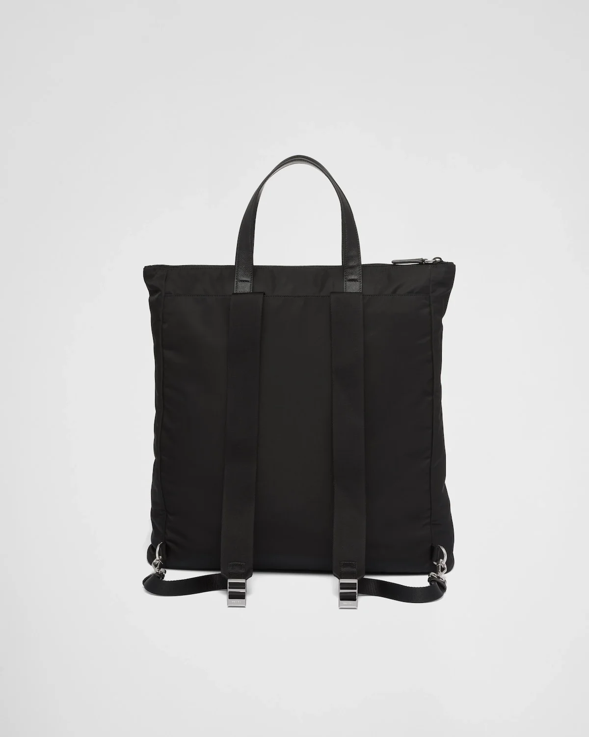 프라다 리나일론 사피아노 레더 토트백