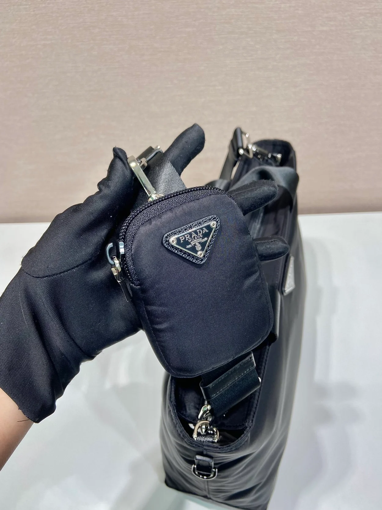 프라다 삼각로고 투웨이 브리프케이스 1BG876A