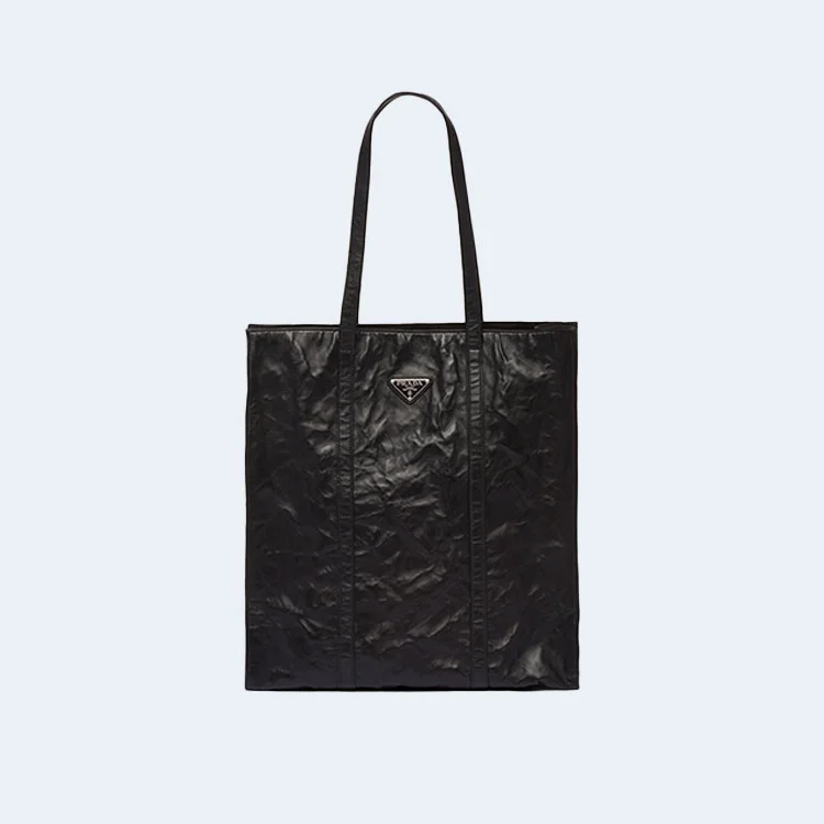 프라다 미디엄 엔틱 나파 레더 블랙