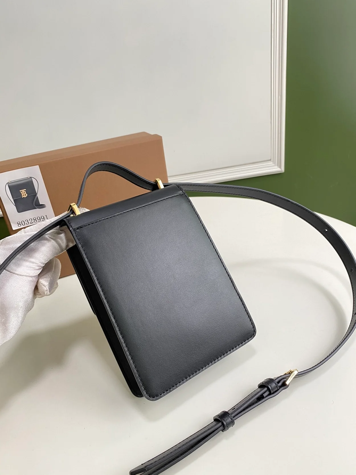 버버리 가죽 로빈 크로스백