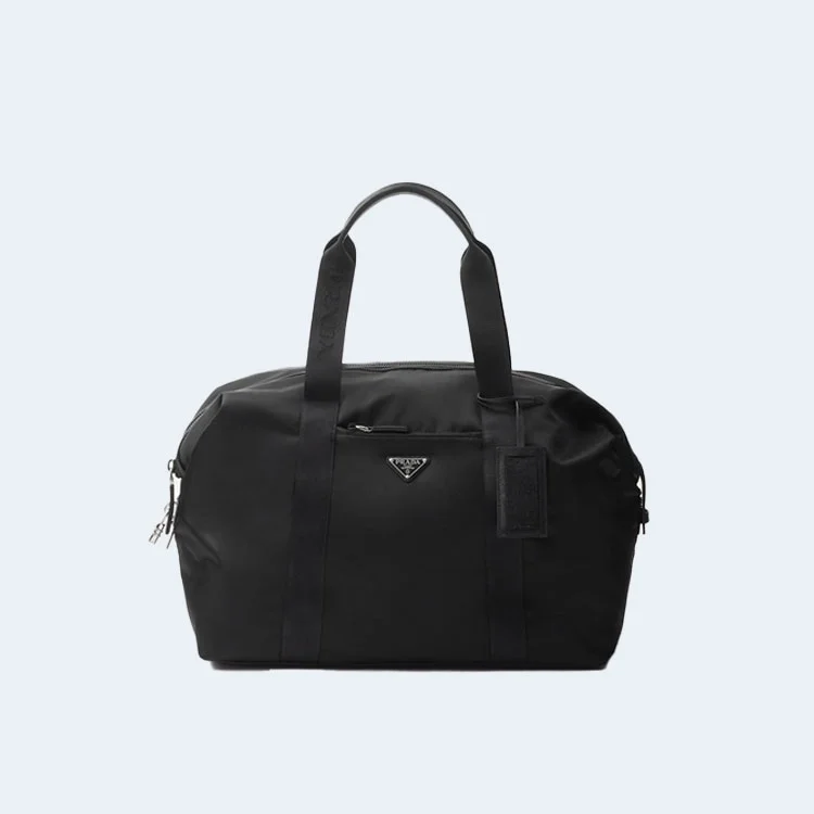 프라다 리나일론 사피아노 가죽 더플백