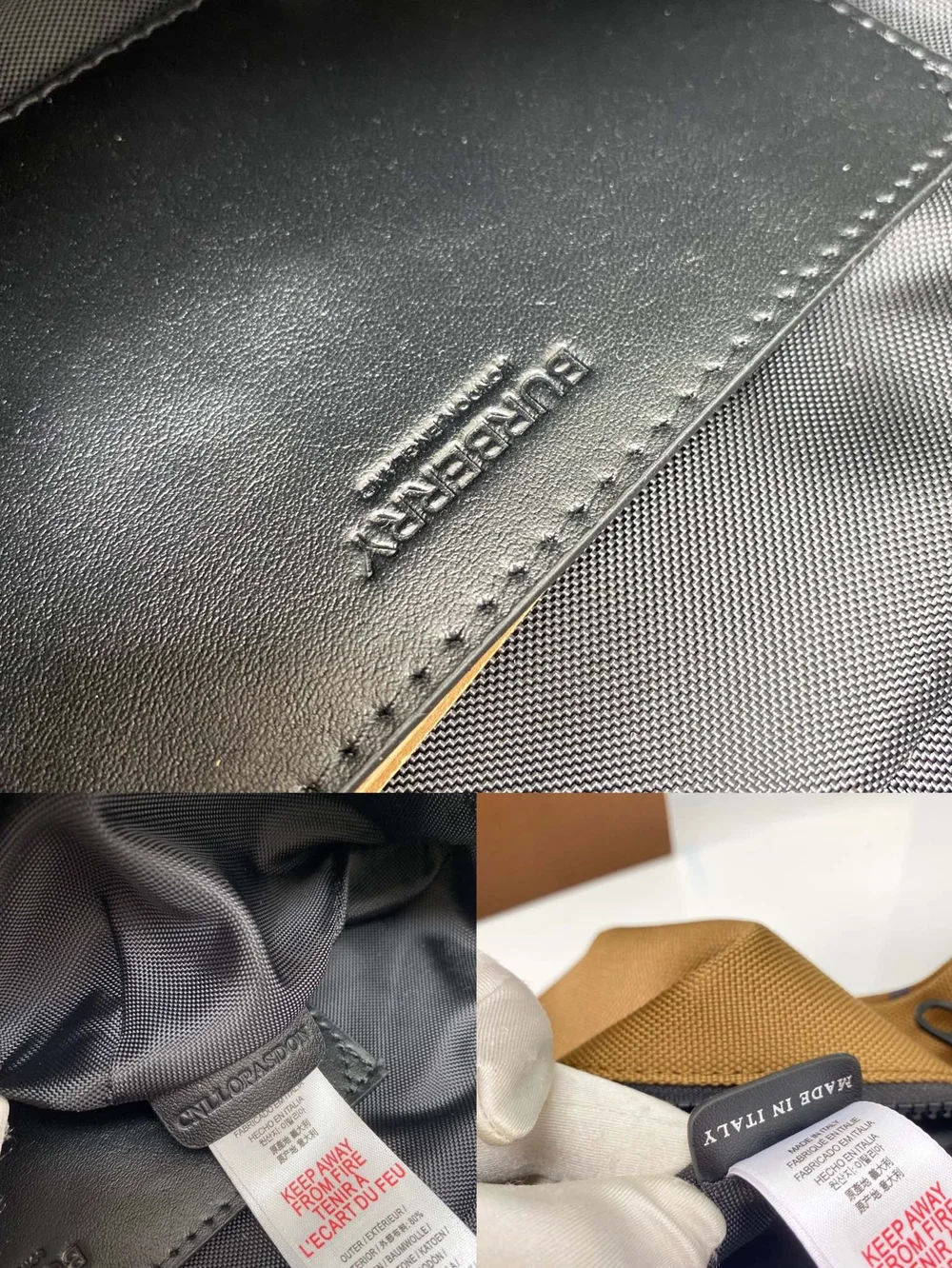 버버리 카멜 호스페리 힙색