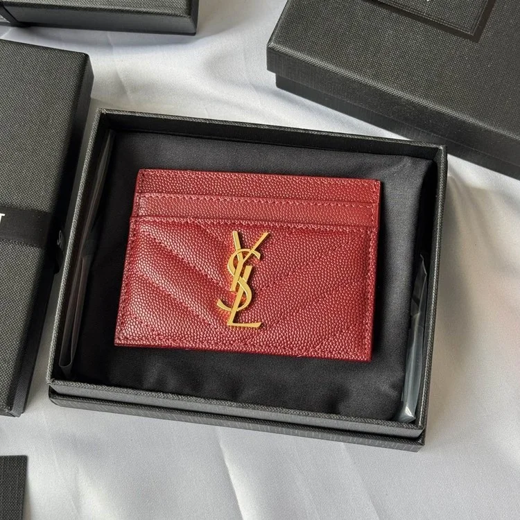 생로랑 모노그램 카드 지갑 423291