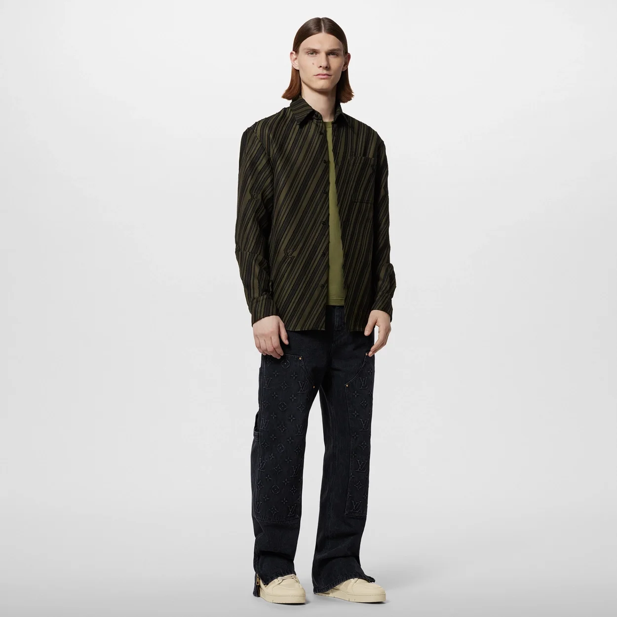 루이비통 코튼 자카드 셔츠 1AFAU5