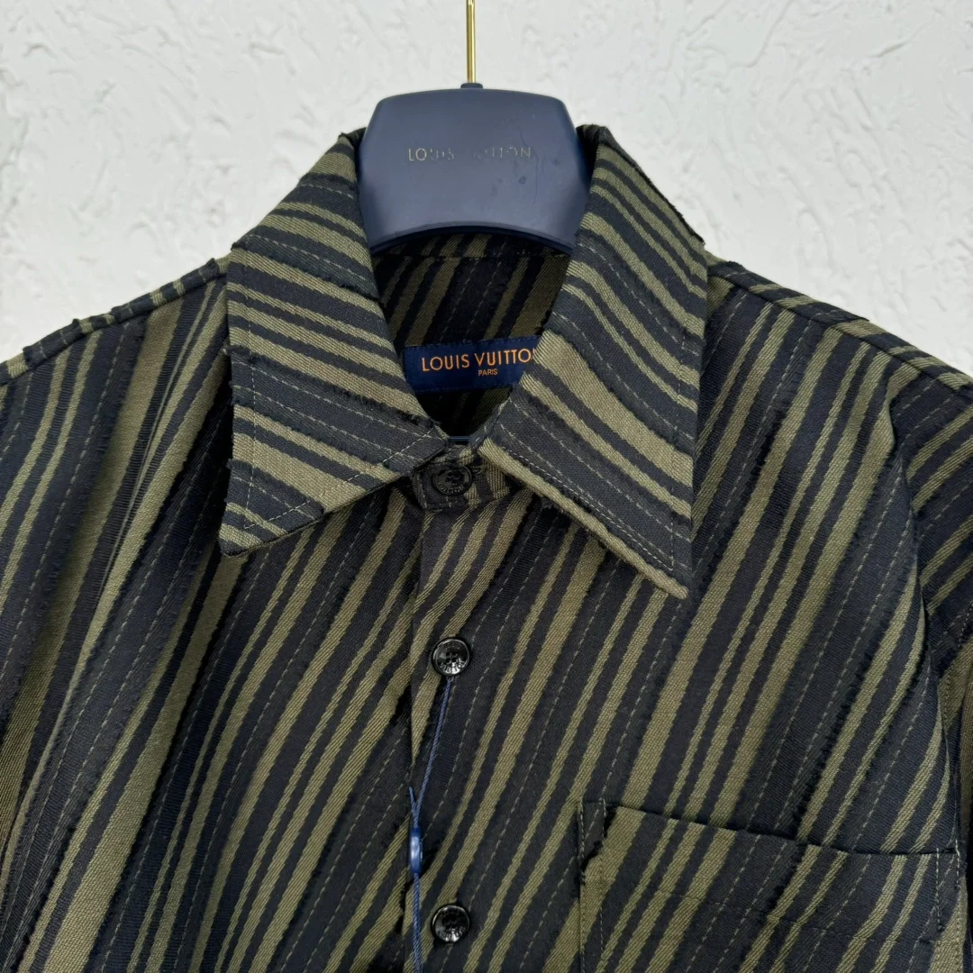 루이비통 코튼 자카드 셔츠 1AFAU5