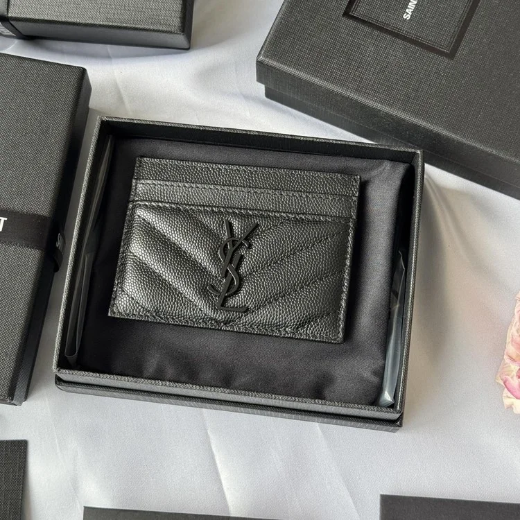 생로랑 모노그램 카드 지갑 423291