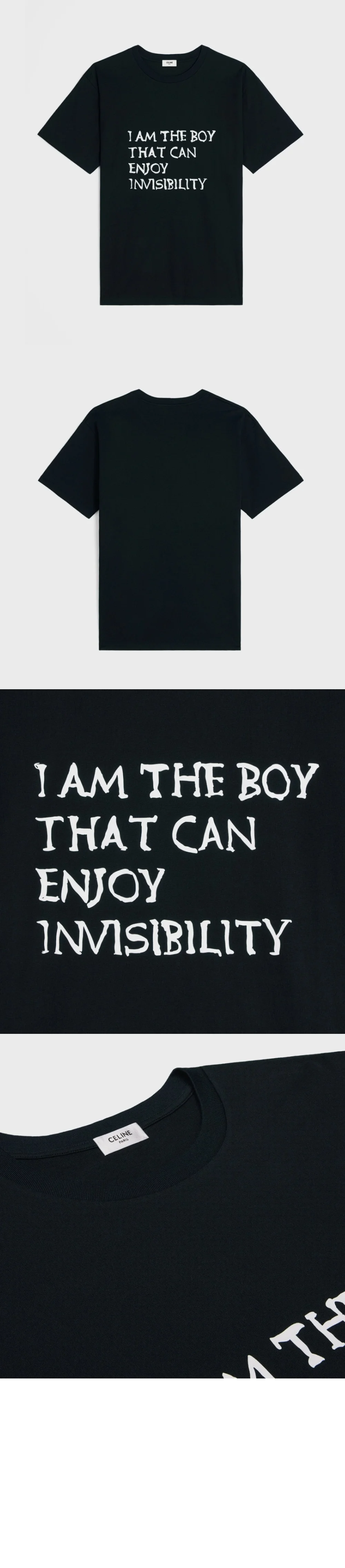 셀린느 루즈핏 반팔 티셔츠