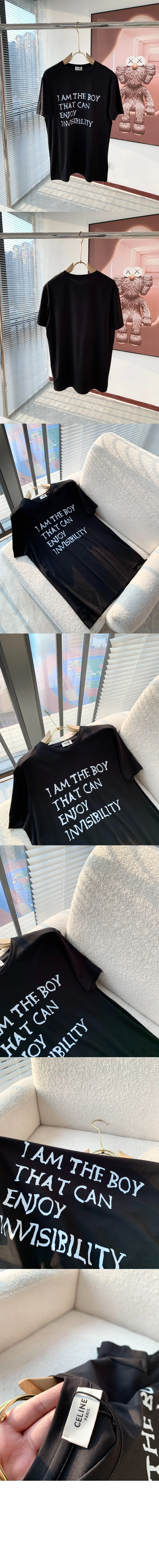 셀린느 루즈핏 반팔 티셔츠