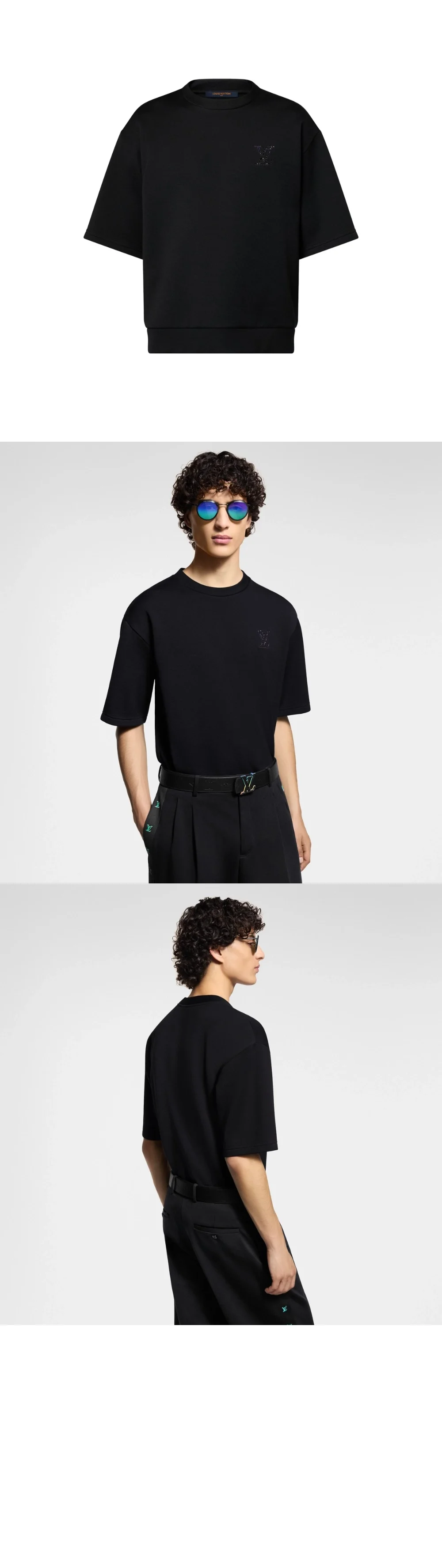 루이비통 엠벨리시드 저지 티셔츠 1AGTT1