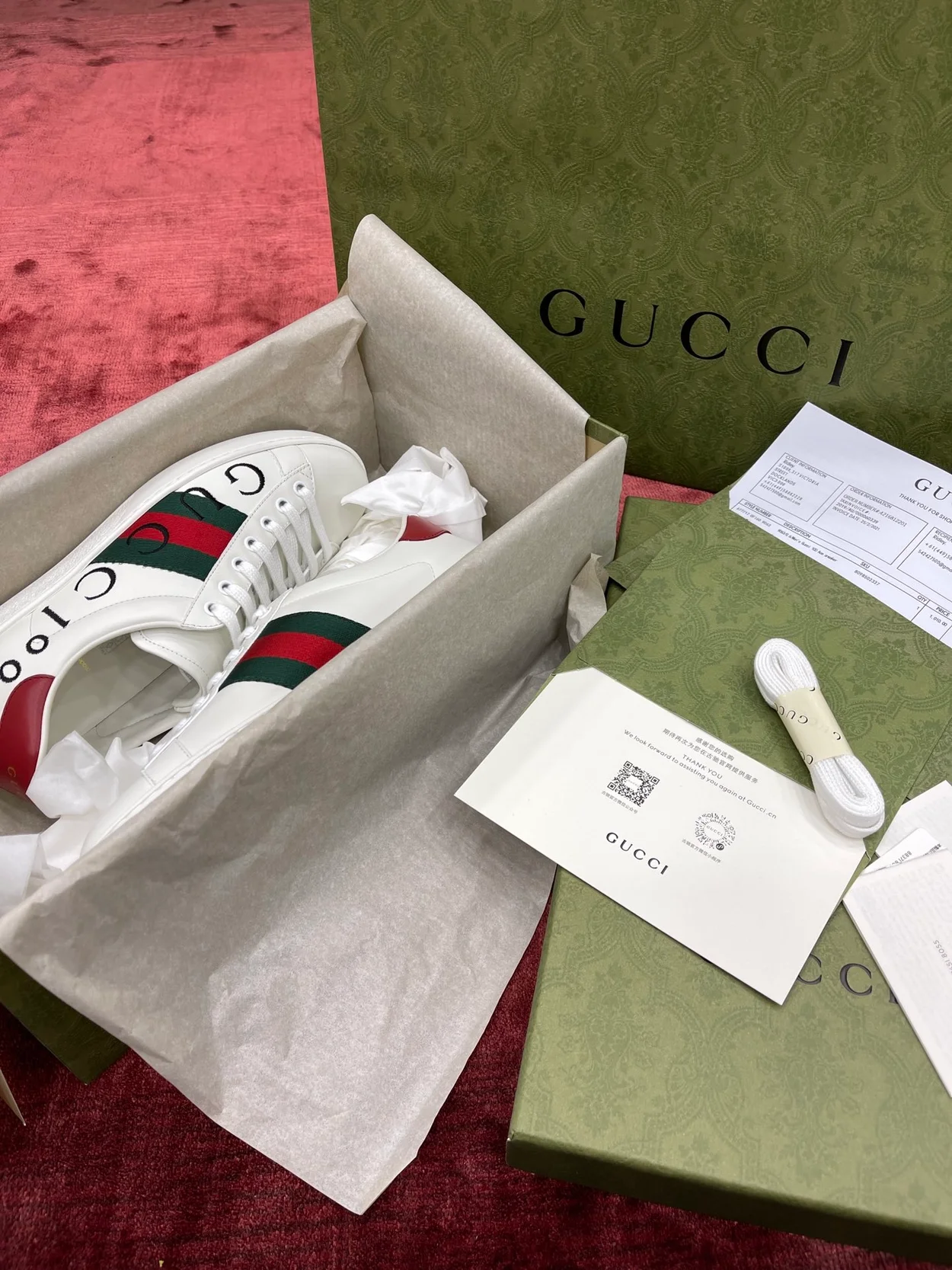 구찌 100 에이스 스니커즈