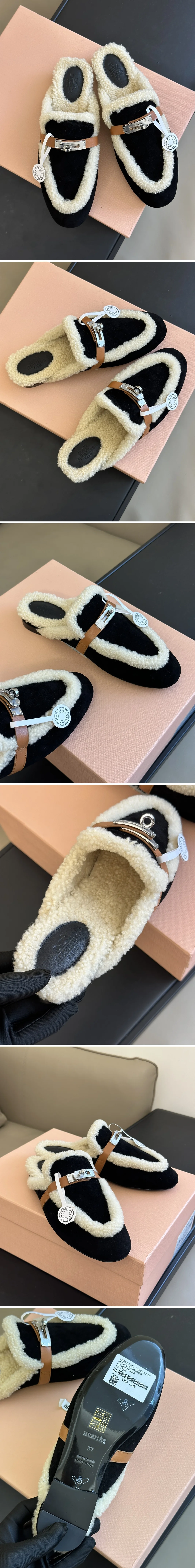 에르메스 오즈 뮬 블랙 상세 이미지 2